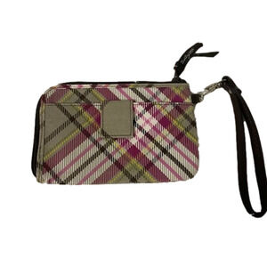 THIRTY one plaid wristlet